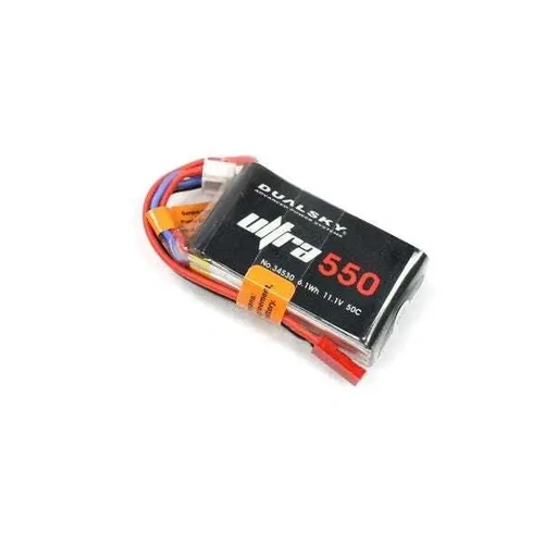 Dualsky 550mah 3S 11.1v 50C LiPo Battery with JST Connector