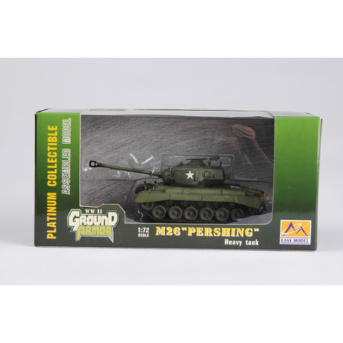 Easy Model 36201 1/72 M26 “Pershing” Heavy Tank - No.10 2nd Armored Div. Assembled Model