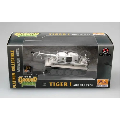 Easy Model 36214 1/72 Tiger 1 Middle Type - Spzabt.506 – Russia, 1943 Assembled Model