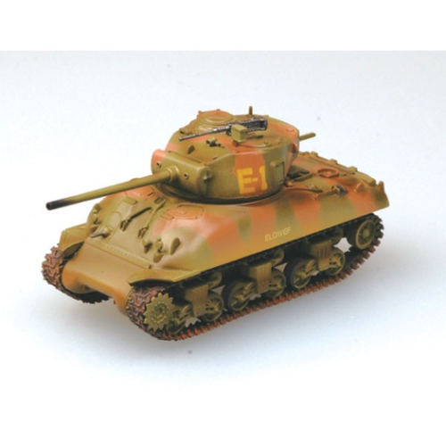 Easy Model 36248 1/72 M4A1 Sherman (76)W Middle Tank - 2nd Armored Div. Assembled Model