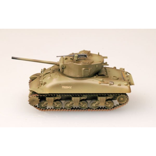 Easy Model 36249 1/72 M4A1 Sherman (76)W Middle Tank - 7th Armored Brigade Assembled Model