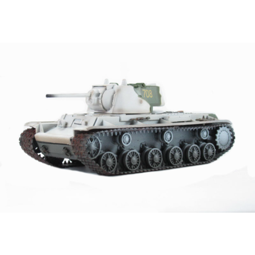 Easy Model 36291 1/72 Russian KV-1 Model 1942 Heavy Tank ( White / Oliver Green) Assembled Model