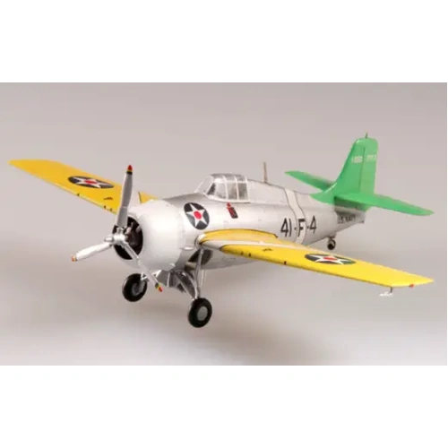 Easy Model 37247 1/72 F4F-3 Wildcat VF-41 aboard USS Ranger - Atlantic early 1941 Assembled Model