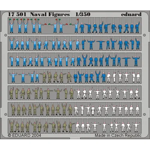Eduard 17501 1/350 Naval Figures Photo Etched Set