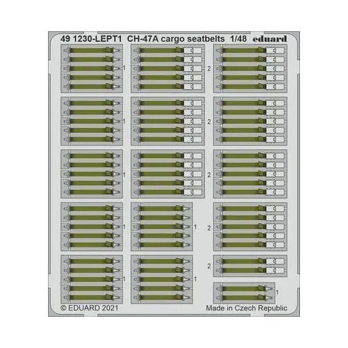 Eduard 491230 1/48 CH-47A cargo seatbelts Photo etched parts