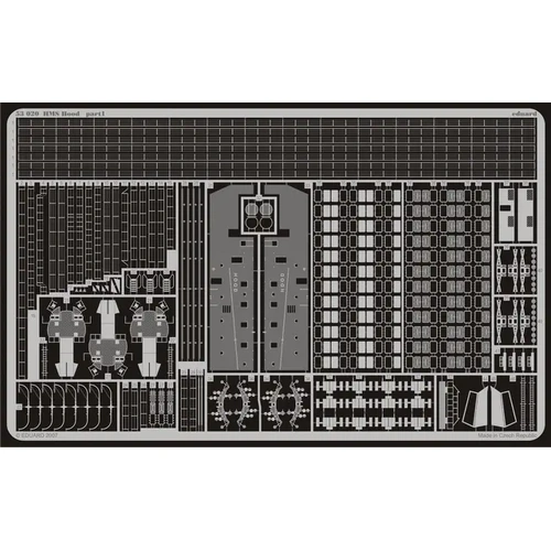 Eduard 53020 1/350 HMS Hood Photo Etched Set (Trumpeter)