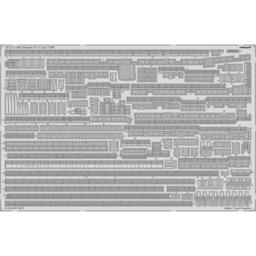 Eduard 53273 1/350 USS Intrepid CV-11 pt.2 Photo etched parts