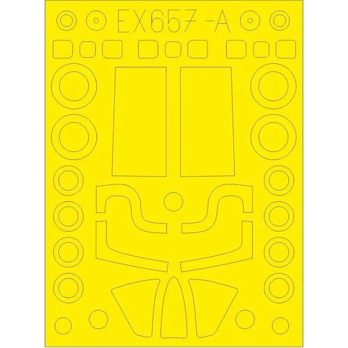 Eduard EX657 1/48 U-2A Tface Mask Set (AFV Club)