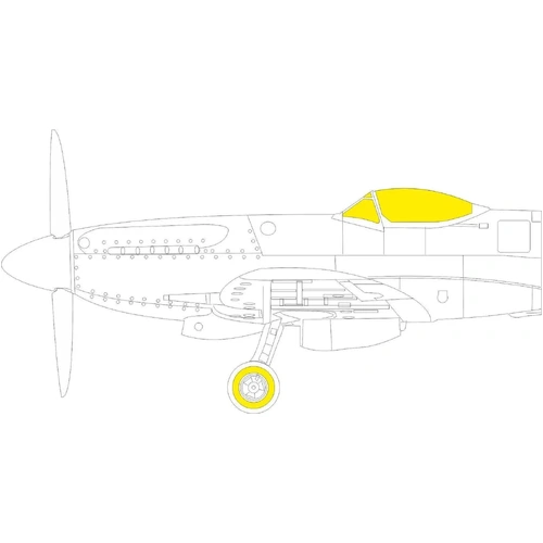 Eduard 1/48 Spitfire F Mk.XVIII TFace Masks [EX886]