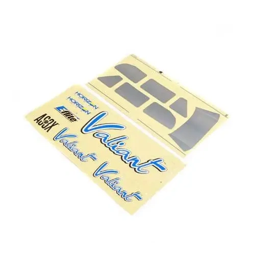 E-Flite Valiant 1.3, Decal Sheet