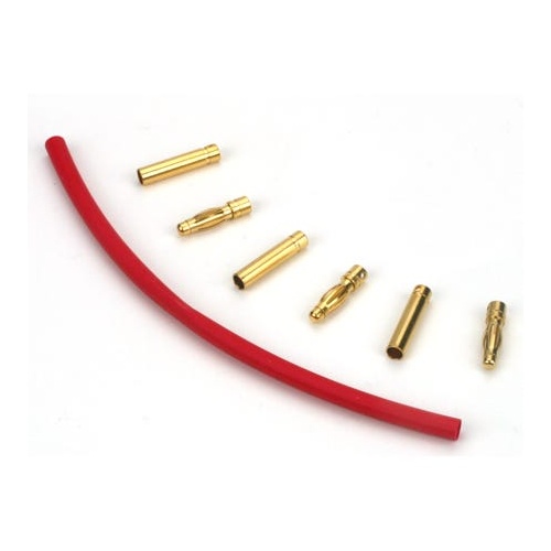 E-Flite Gold Bullet Connector Set, 4mm (3)