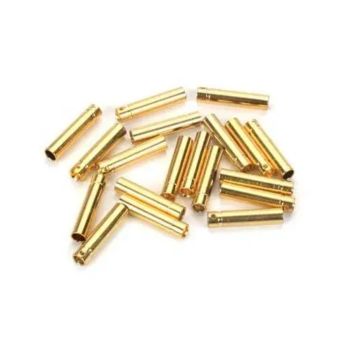 E-Flite Gold Bullet Connector, Female, 4mm (30)