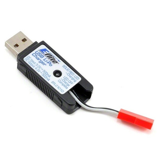 E-Flite 1S USB LiPo Char, 500mA: 180QX