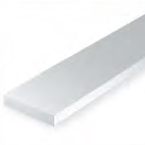 Evergreen 134 White Styrene Strip .030 X .080 (Pack Of 10)