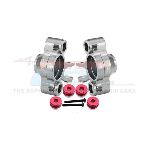 GPM Silver Aluminium Steering Hubs 2Pcs
