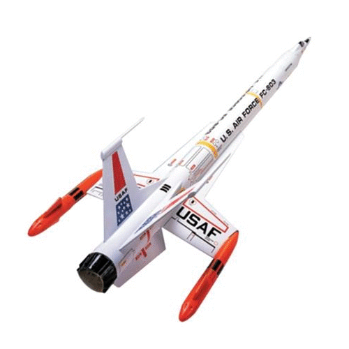 Estes 1250 Interceptor Expert Model Rocket Kit (18mm Standard Engine)