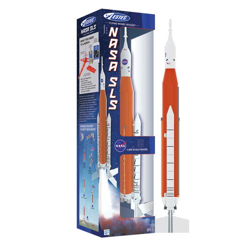 Estes 2206 1/200 NASA SLS (2) Beginner Model Rocket Kit (18mm Standard Engine)