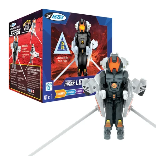 Estes 7297 Destination Mars Leaper (2) Beginner Model Rocket Kit (13mm Mini Engine)