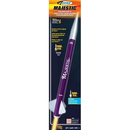Estes 9707 Majestic Pro Series II Rocket E2X (29mm Engine)