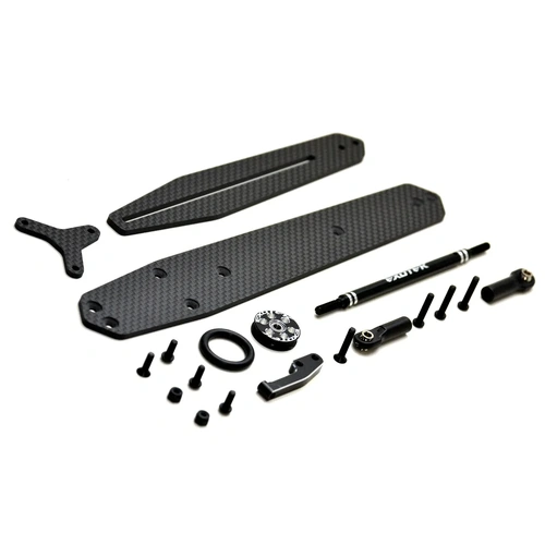 EXOTEK B6.3 B6.2 WHEELIE BAR SET, CF ADJUSTABLE