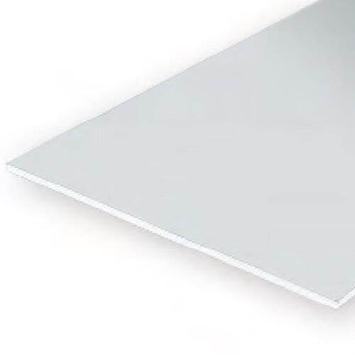 Evergreen 9103 White Polystyrene Sheet 0.020 x 8 x 21" / 0.51mm x 20cm x 53cm (6)