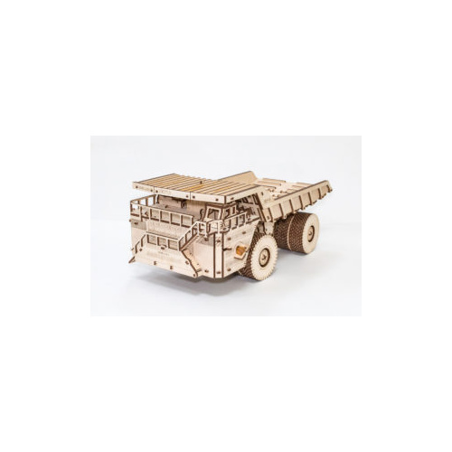 Model with rubber band engine, opening body and doors, visual engine system