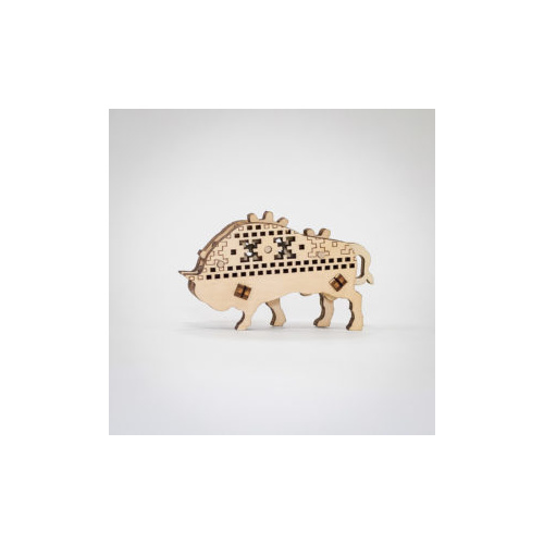 Ecological fidget toy, 100% wood