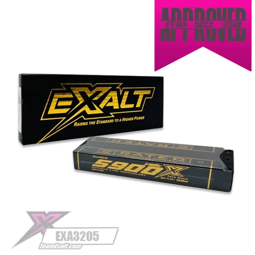 Exalt X-Rated 2S 135C LCG Stick Hardcase Lipo Battery (7.4V/5900mAh) w/5mm Bullets (EXA3205)