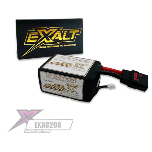 Exalt X-Rated 2S 550C Drag Race Lipo Battery (7.4V/12,000mAh)
