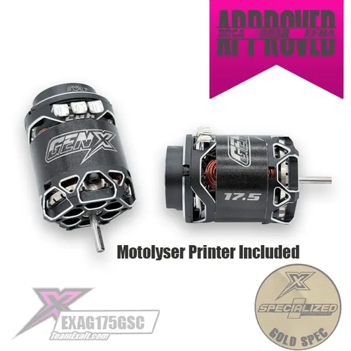 Exalt GEN-X/E Gold Spec Class Brushless Motor - 17.5T