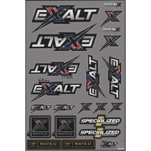Team Exalt Australia Sticker Sheet (EXAS9451AU)