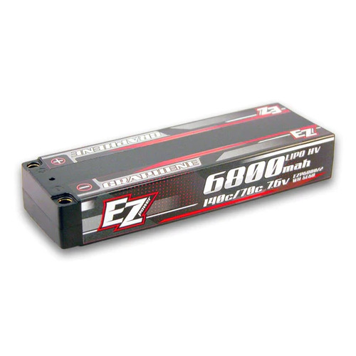 EZpower 2S 7.6V 6800mAh 140C LCG LiPo HV Battery