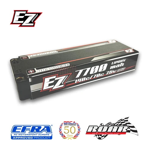 EZpower 2S 7.6V 7700mAh 140C LiPo HV Battery