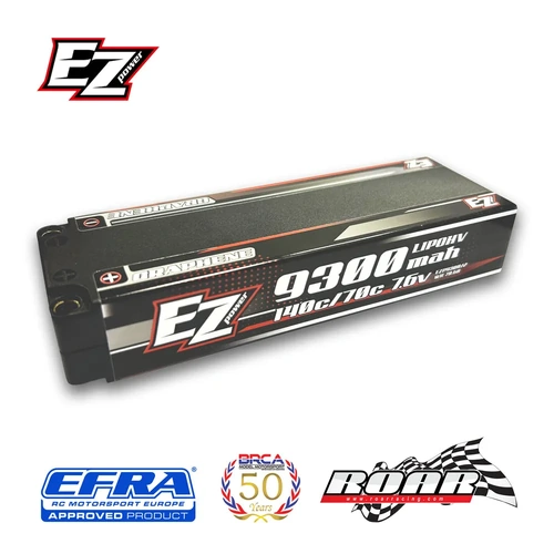 EZpower 2S 7.6V 9300mAh 140C 'Long-Run' LiPo HV Battery