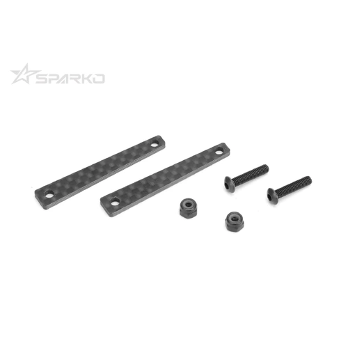Sparko F8 Carbon Rear Beace covers 2.0mm - 2pcs (F83008-20OP)