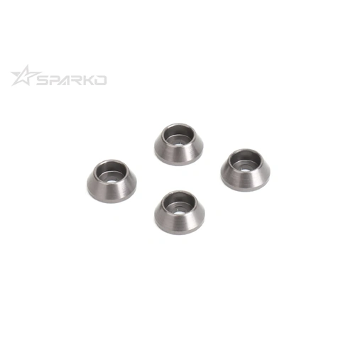 Sparko F8 Aluminum Shock Tower Washers (Blue Grey) (F84022-BG)