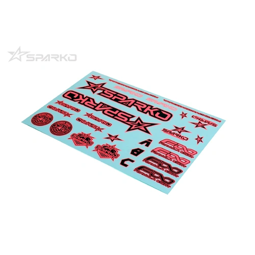 Sparko F8 Wing Sticker-Pink for Optional (F89005-PKOP)