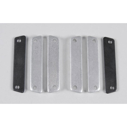Aluminium Brake Plates set, 6pcs