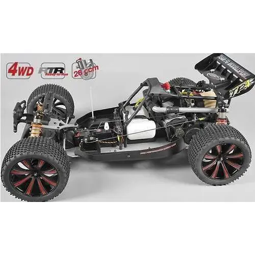 TR4 4WD Truggy w/clear body