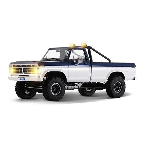 FMS FCX18 II 1/18 Ford F-100 RTR Brushed Blue-White - FMS118L01BDBUWH