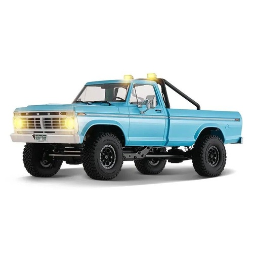 FMS FCX18 II 1/18 Ford F-100 RTR Brushed Cerulean - FMS118L01BDCRL
