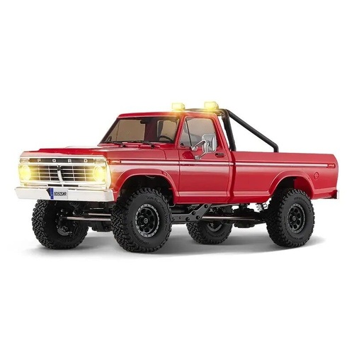 FMS FCX18 II 1/18 Ford F-100 RTR Brushed Red - FMS118L01BDRD