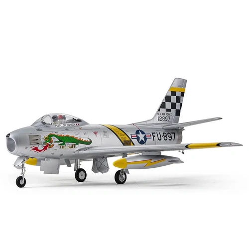 FMS EDF Jet 80mm F-86 Sabre The Huff PNP Silver - FMS143PSL