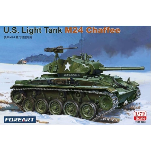 ForeArt 1/72 M24 Û÷Chaffee۪ Light Tank Plastic Model Kit