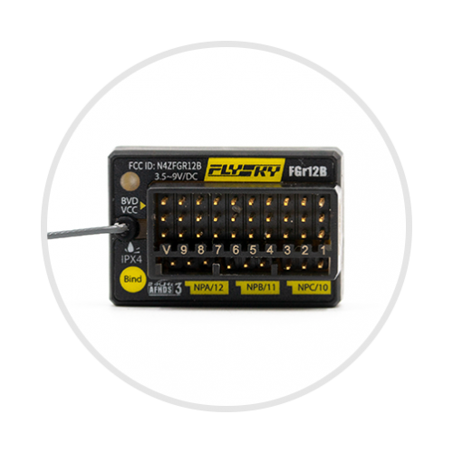 Flysky FGR12B Receiver - FS-FGR12B