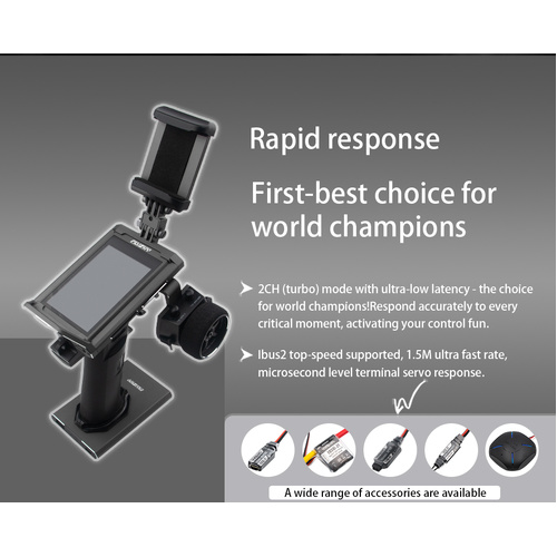 Flysky NB4 PRO+ 2.4G Touch Screen Radio Transmitter - FS-NB4PROPLUS