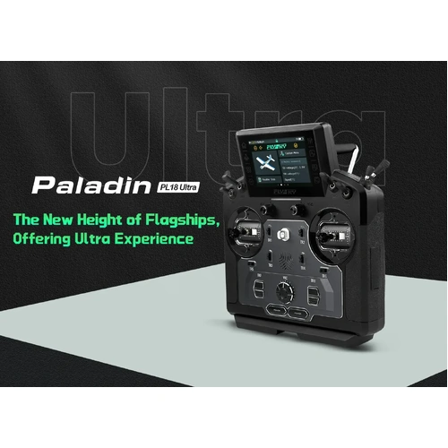 FLYSKY PL18 Ultra Paladin 18CH Radio Remote Controller 3.5-inch IPS Touch Screen Compatible with AFHDS 3 Protocol Receiver for RC Car Boat Airplane Ai