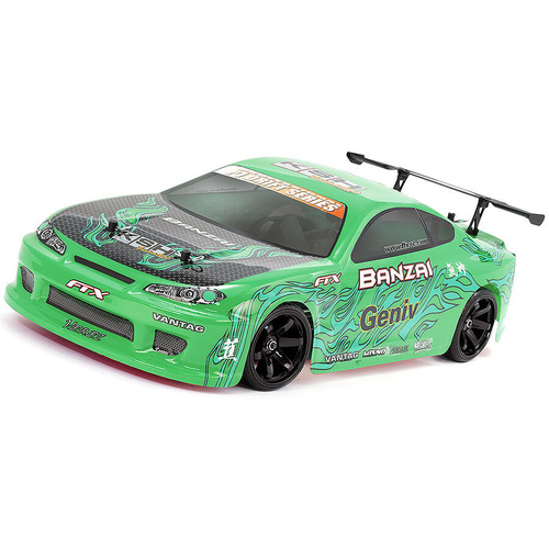 FTX Banzai Drift, Brushed, w/Battery & Charger Green Body - FTX-5529G
