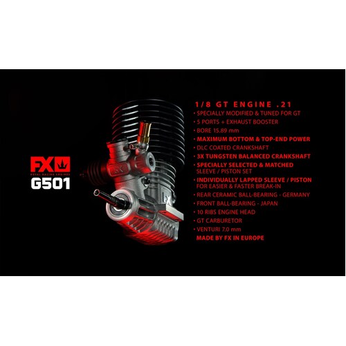 FX G501 - 5 PORTS, DLC, CERAMIC BEARING, BALANCED