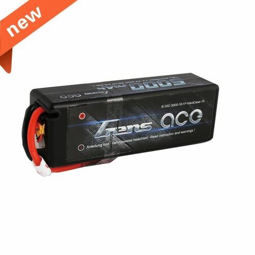 Gens Ace 3000mAh 50C 7.4V Hard Case Lipo Battery (Deans Plug) Bashing Series
